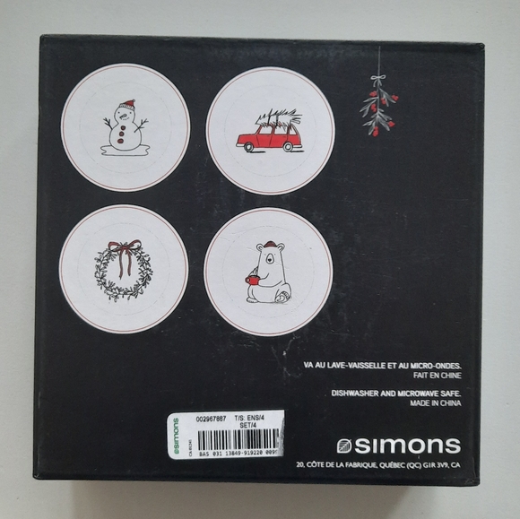 Simon's Assorted Holiday Pastry Plates - 4 - Picture 3 of 3